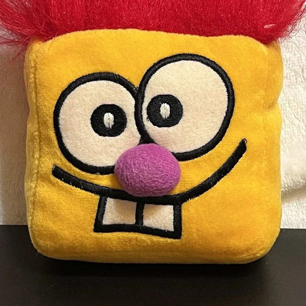 2006 FurrBallz Talking Dee Hey BlockHead Plush Slammer Works Red Hair Walmart